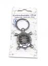 Chiphalter "Schildkröte", silber - BlueBug